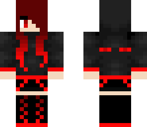 red edited ender girl
