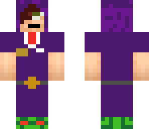 purple buisness suit