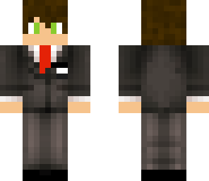 mike in a suit