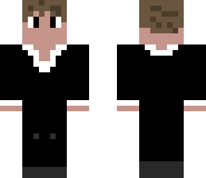 man in black suit