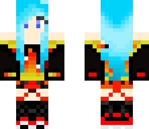 flame slime girl