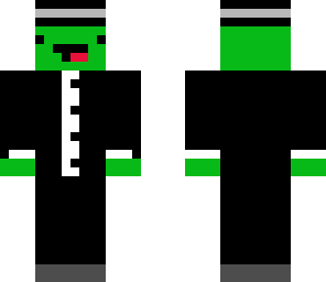 derpy green tuxedo derp