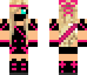 badass neon pink ninja