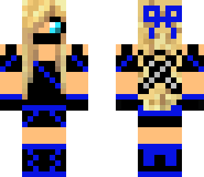 blue ninja girl