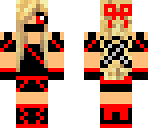 red ninja girl