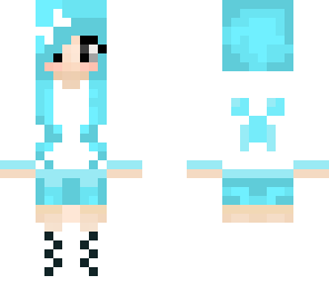 blue creeper girl
