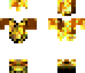 gold fire armor
