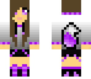 purple wolf girl