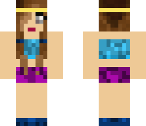 girl in binkini