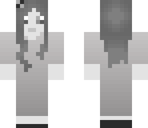 black and white ghost girl