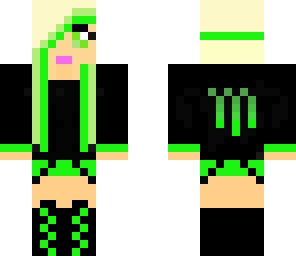 green monster girl