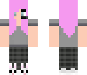 pink haired gamer girl
