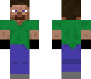 green steve with gloves 