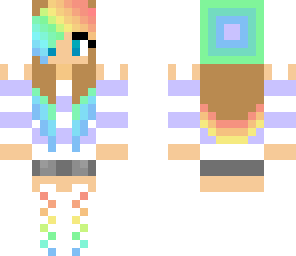 rainbow girl