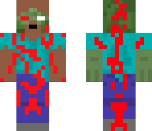 haunted herobrine zombie bloody