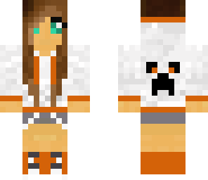 creeper girl orange