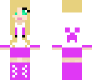 creeper girl purple