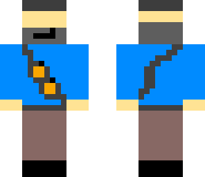 blue soldier
