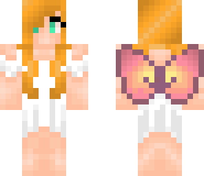 editted butterfly girl