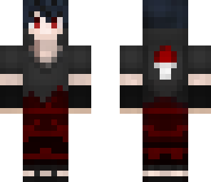 sasuke red and black