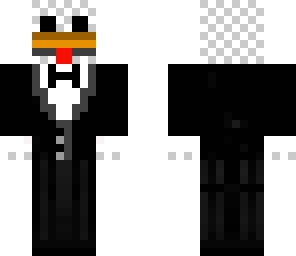 chicken in a suit