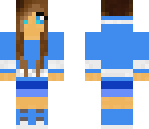 blue girl