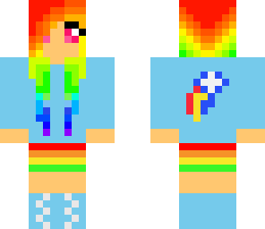 rainbow girl
