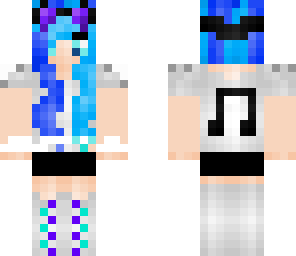 blue girl