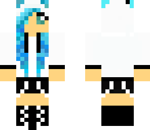 some blue hair