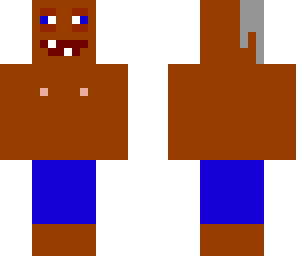 old guy in blue shorts