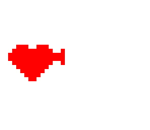 floating heart