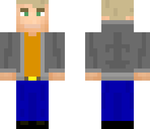 orange shirt hoodie guy