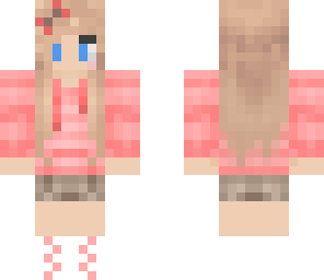 cute girl in pink