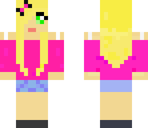 cute girl in pink fixed