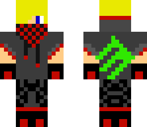 cool blonde kid monster