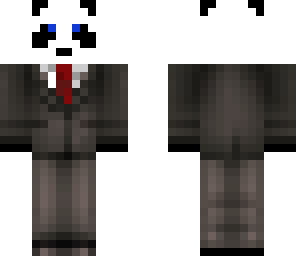 panda in suit
