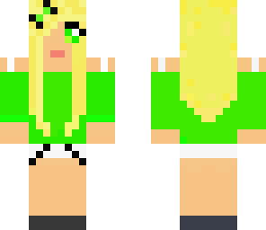 cute girl in green 2