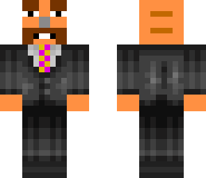 the blacksmith in a suit