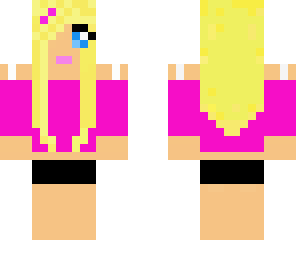 girl in pink