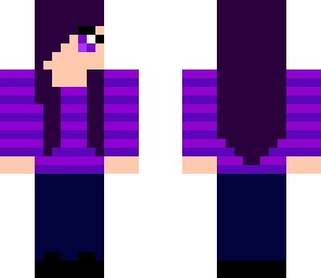 purple headphones girl