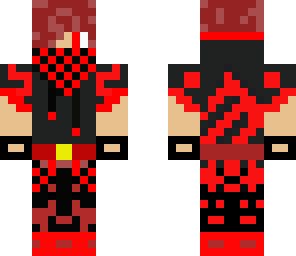 cool teen in red with belt