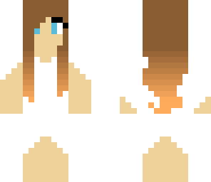 girl with random white dress thing