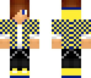 blue and yellow