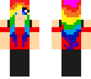 rainbow girl