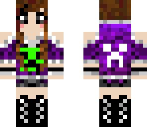 minecraft gamer girl