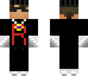 skydoesminecraft in team rocket uniform