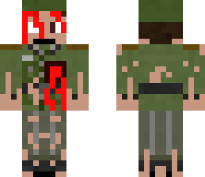 injured and battle-worn soldier