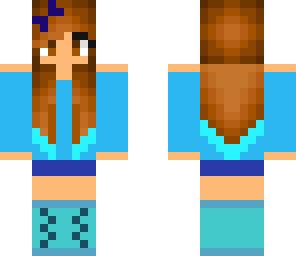 blue girl
