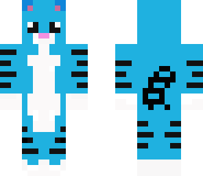 light blue tiger