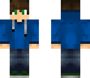 cool blue teenager